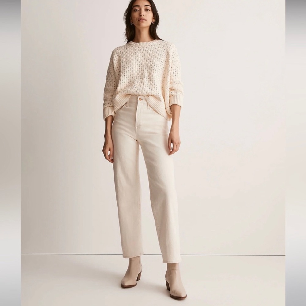 NWT Madewell The Perfect Vintage Wide leg Jean